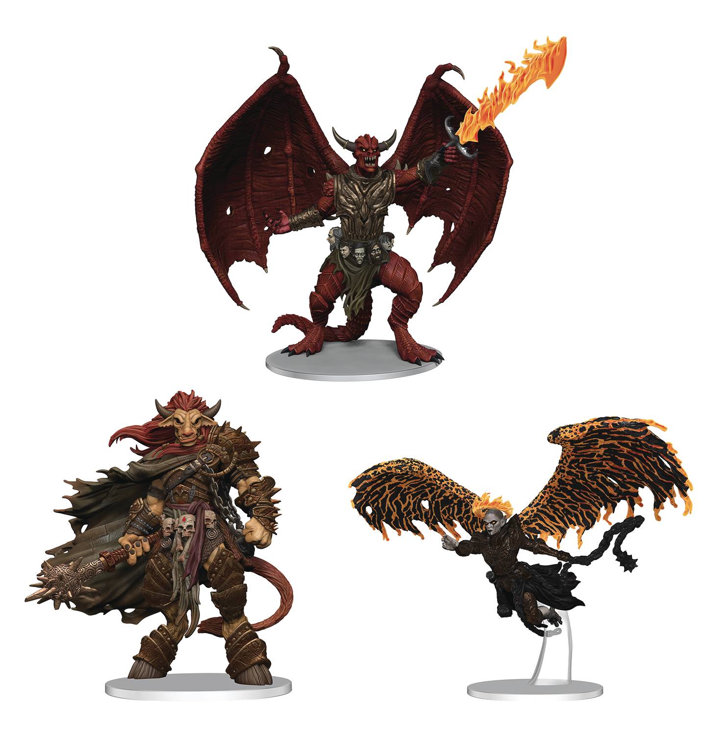 WizKids D&D Icons of the Realms Archdevils Bael, Bel & Zariel Figure Set
